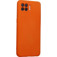 Buğz Oppo Reno 4 Lite Kılıf Nano Içi Kadife Silikon - Turuncu