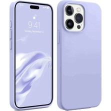 Buğz Iphone 15 Pro Max Kılıf First Silikon - Lila