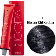 Igora Tüp Boya 60ML. E-1 Ekstra Kül Katkısı