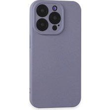Buğz Iphone 15 Pro Kılıf Nano Içi Kadife Silikon - Lila