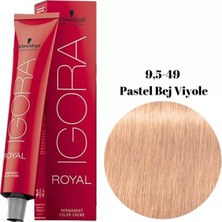 Igora Tüp Boya 60ML. 9,5-49 Pastel Bej Viyole