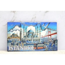 Uravas Store Ahşap Istanbul Temalı Magnet ALK4362