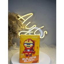 Ayis Aksesuar Iron Man Karakter Figür Oyuncak - 3D Yapboz Puzzle Yapı Oyuncak