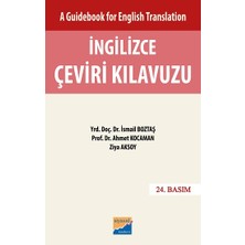 Ingilizce Çeviri Kılavuzu - Cevap Anahtarı (A Guidebook For English Translation)