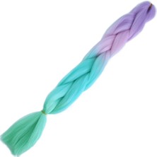 Nerm Afrika Örgülük Ombreli Sen 100 Gr. / Lila / Pembe / Turkuaz Mi / Soft Yeşil