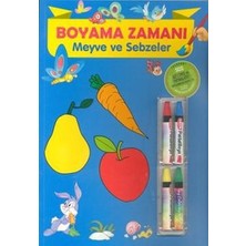Parıltı Yayınları Boyama Zamanı: Meyve ve Sebzeler