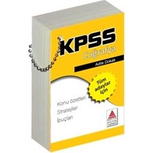 Delta Kültür Yayınevi Delta Kpss Coğrafya Kartı