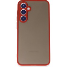 Buğz Samsung Galaxy S23 Kılıf Montreal Silikon Kapak - Kırmızı