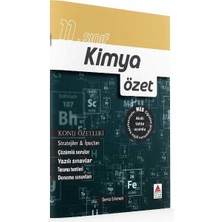 Delta Kültür Yayınevi 11. Sınıf Kimya Özet