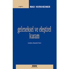 Yapı Kredi Yayınları Geleneksel ve Eleştirel Kuram