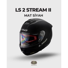 Ls 2 Stream 2 Mat Siyah Güneş Vizörlü Kask