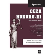 Gazi Kitabevi Ceza Hukuku – Iıı (Ceza Muhakemesi Hukuku)