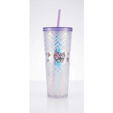 Kuromi & My Melody Radiant Desenli Pipetli Bardak