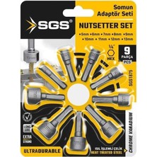 Uravas Store Sgs 1875 Somun Adaptör Seti 9 Parça
