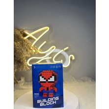 Ayis Aksesuar Örümcek Adam Karakter Figür Oyuncak - 3D Yapboz Puzzle Yapı Oyuncak