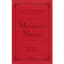 Söz Basım Yayın Mesnevı-I Nuriye (Ciltli)