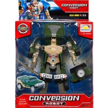 Uravas Store 1:32 Sesli Işıklı Dönüşebilen Robot