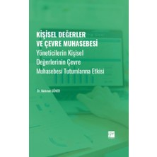 Gazi Kitabevi Kişisel Değerler ve Çevre Muhasebesi