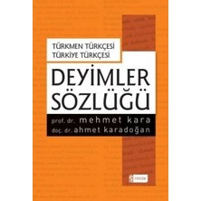 Etkileşim Yayınları Deyimler Sözlüğü - Türkmen Türkçesi Türkiye Türkçesi
