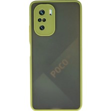 Buğz Xiaomi Poco F3 Kılıf Montreal Silikon Kapak - Açık Yeşil