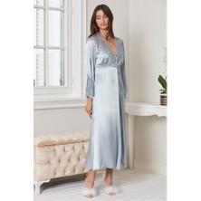 Pierre Cardin 6'lı Kaplı Gecelik Sabahlık Set 6425 Mist Renk