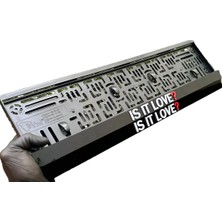 Wooddoom Is It Love? Yazılı Pleksi Plakalık Takmatik