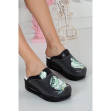 SABOTERLİK Ortopedik Doktor ve Hemşire Terliği Baykuş Desenli – Kaymaz Tabanlı Konforlu Sağlık Personeli Terliği