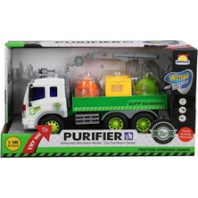 Uravas Store 13078 Sun-Yfn 1:16 Geri̇ Dönüşüm Kamyonlari Işikli