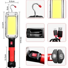 SHC4200 USB Şarjlı Oto Tamirci Çalışma Lambası WT-733