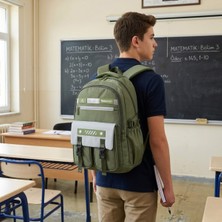 Relaxion Ergonomik Büyük Boy Çok Bölmeli Sırt-Omurga Destekli Lise Üniversite Günlük Seyahat Sırt Çantası