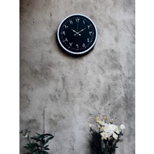 HVT 36 cm Arapça Rakamlı Dekoratif Duvar Saati