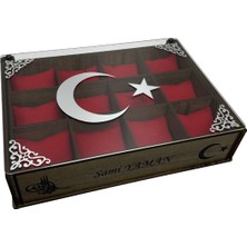 Yaman Hediyelik Ahşap Kişiye Özel Yastıklı Saat Kutusu, Aksesuar Kutusu, Kişiselleştirilebilir Düzenleryici Kutu