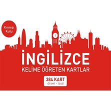 Mavi Kelebek Yayınları Ingilizce Kelime Öğreten Kartlar (Kırmızı Kutu)