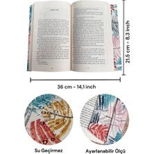 Yaprak Desenli Ayarlanabilir Kitap Kılıfı