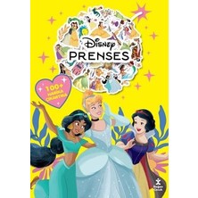 Doğan Çocuk Disney Prenses Boyama Kitabı Çıkartma Bombası 100 + Harika Çıkartma
