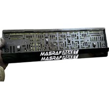 Wooddoom Masraf Paket Yazılı Pleksi Plakalık Takmatik