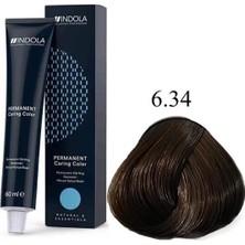 Indola Boya 60ML. 6-34 Koyu Kumral Altın Bakır