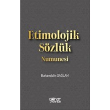 Gülnar Yayınları Etimolojik Sözlük Numunesi