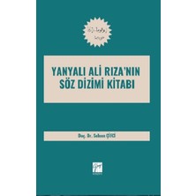 Gazi Kitabevi Yanyalı Ali Rıza’nin Söz Dizimi Kitabı