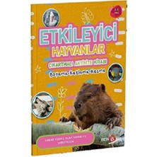 Beta Kids Etkileyici Hayvanlar Çıkartmalı Aktivite Kitabı   Boyama Katlama Kesme