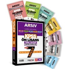 Marka Yayınları Kpss Önlisans Son 7 Yıl Arşiv Serisi Tıpkı Basım Fasikül Fasikül Çıkmış Sorular