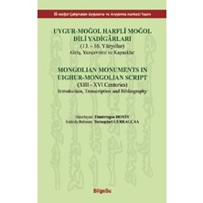 BilgeSu Yayıncılık Uygur-Moğol Harfli Moğol Dili Yadigarları (Ciltli)
