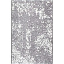 Halımax Lina Çift Taraflı %100 Pamuk Kilim Modern Yıkanabilir Şönil Kilim 10407-D Gri Krem