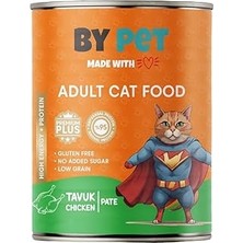 SHC4200 Bypet Tavuk Etli Yetişkin Yaş 1 Adet -400 Gram Konserve