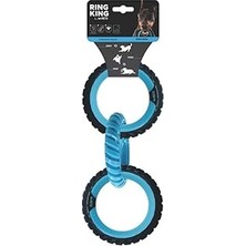 SHC4200 -Pets Ring King Oyuncaği Tri̇ple Blue/black