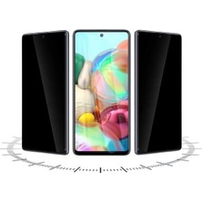 HANPORIUM Oppo Reno 15F Uyumlu Hayalet Ekran Koruyucu 9D Kırılmaz Cam Extra Darbe Emici Etkin Koruma Ekranı Tam Kaplar