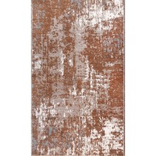 Halımax Lina Çift Taraflı %100 Pamuk Kilim Modern Yıkanabilir Şönil Kilim 10407-H Gri Kahve