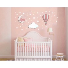 Missidea Ayda Uyuyan Ayıcık - Kapadokya Işığı ve Bulut Seti Pembe