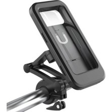 Uravas Store Gidon Bağlantılı Su Geçirmez Mıknatıslı Motorsiklet Telefon Tutucu