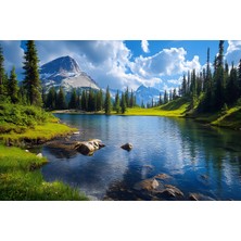 Aden Dijital Manzara Dekoratif Kanvas Tablo